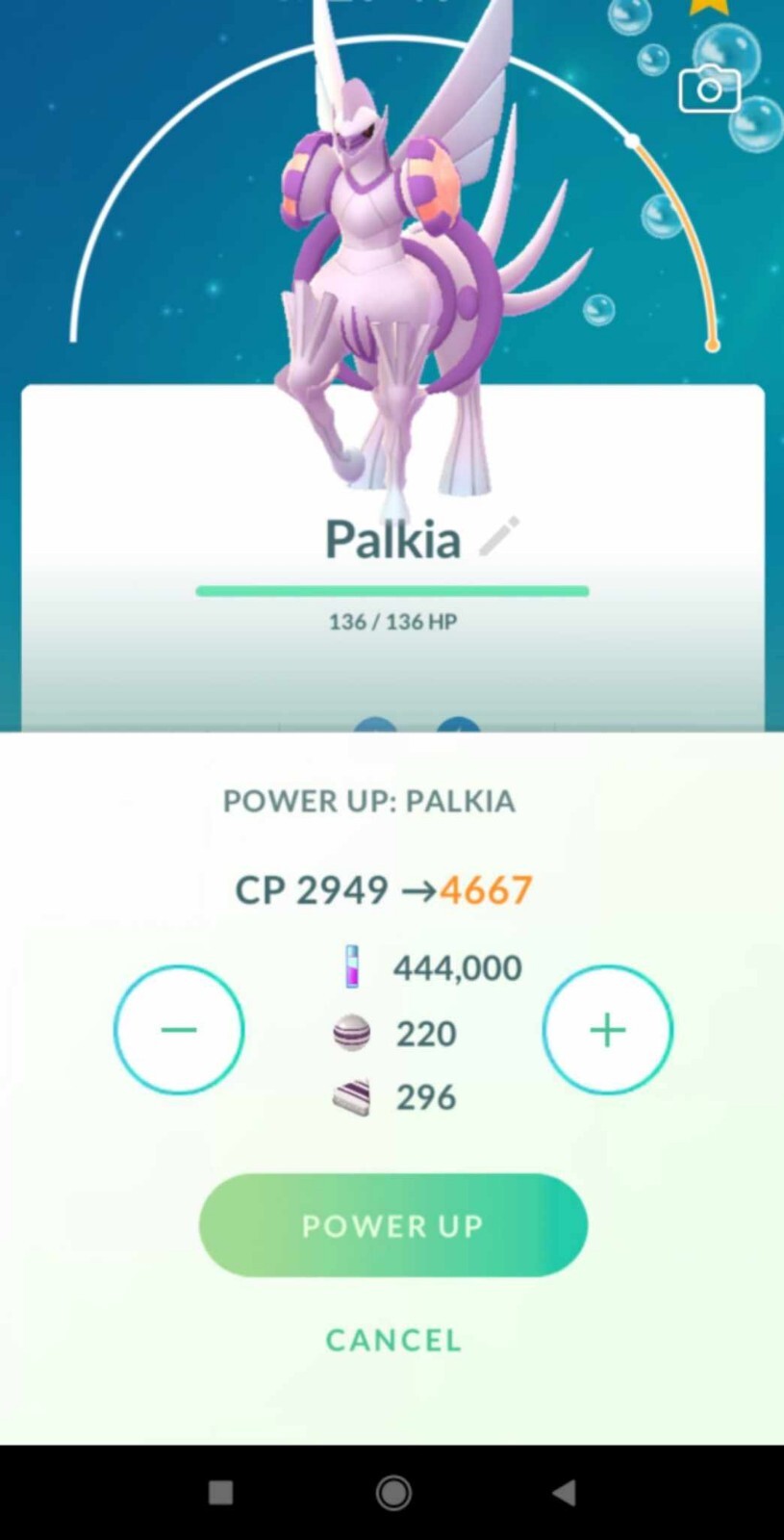 Pokemon Palkia(O) LV50 Unlock 3moves Have Spacial Rend - TRA'DE GO - Description