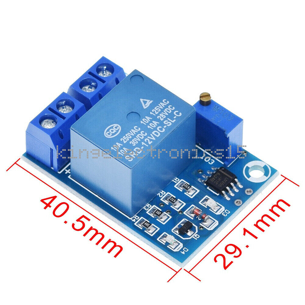 DC 12V Battery Low Voltage Cut off Switch Controller Excessive Protection Module