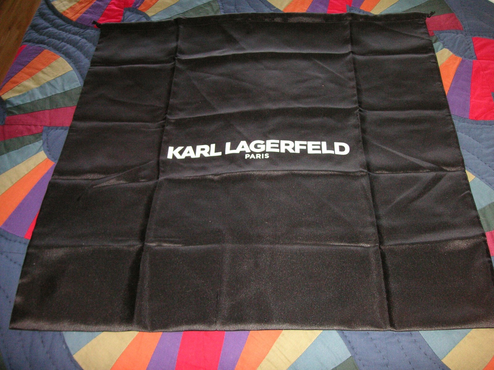 Karl Lagerfeld Paris Dust Protection Bags for Handbags Black Different Sizes New