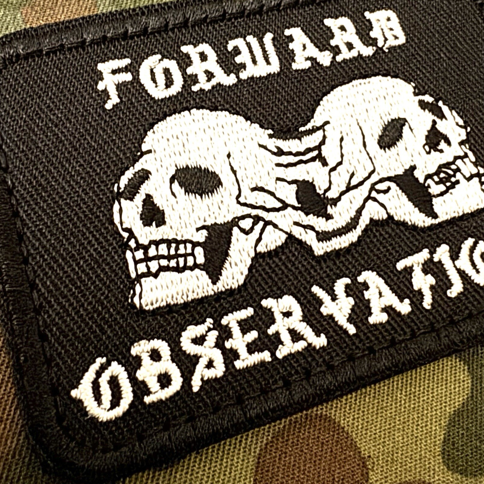 FORWARD OBSERVATIONS GROUP MELTY BOIZ Embroidered MORALE Patch Hook/Loop FOG