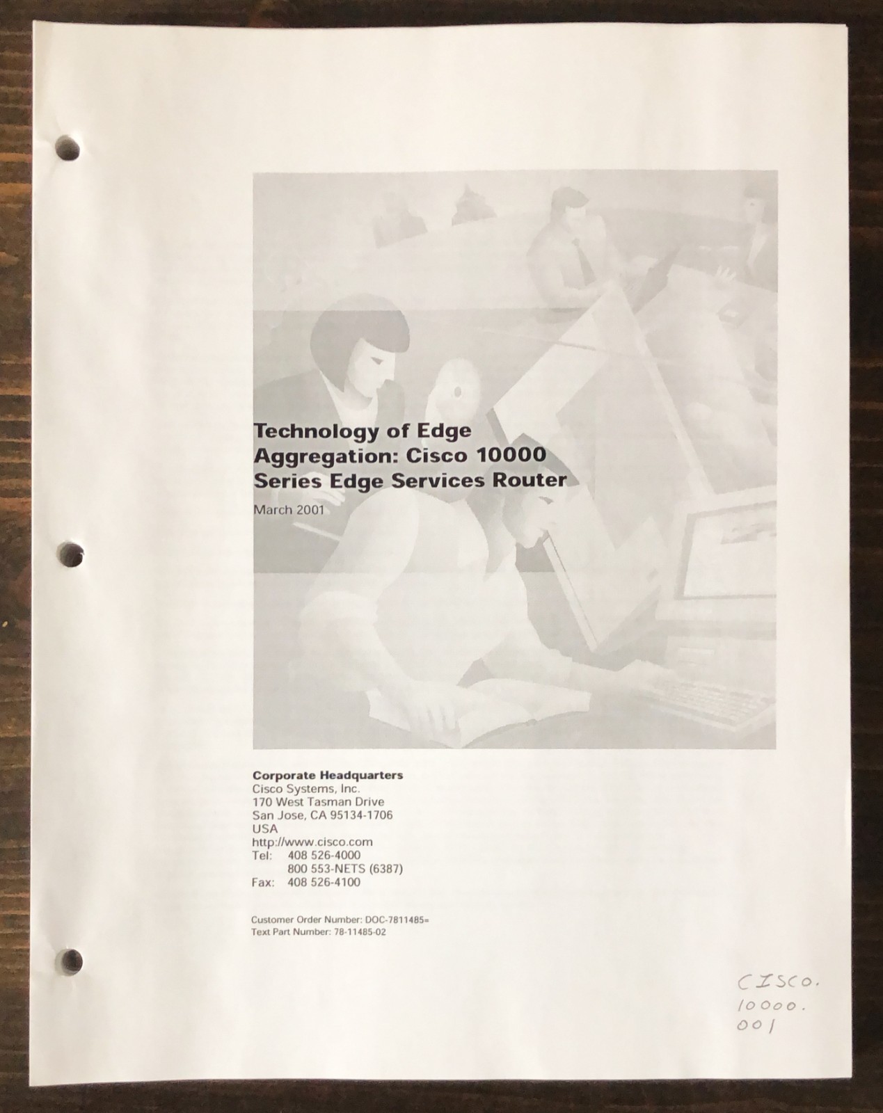 Cisco Systems - Technology Of Edge Aggregation : Cisco 10000 Series ESR (2001)