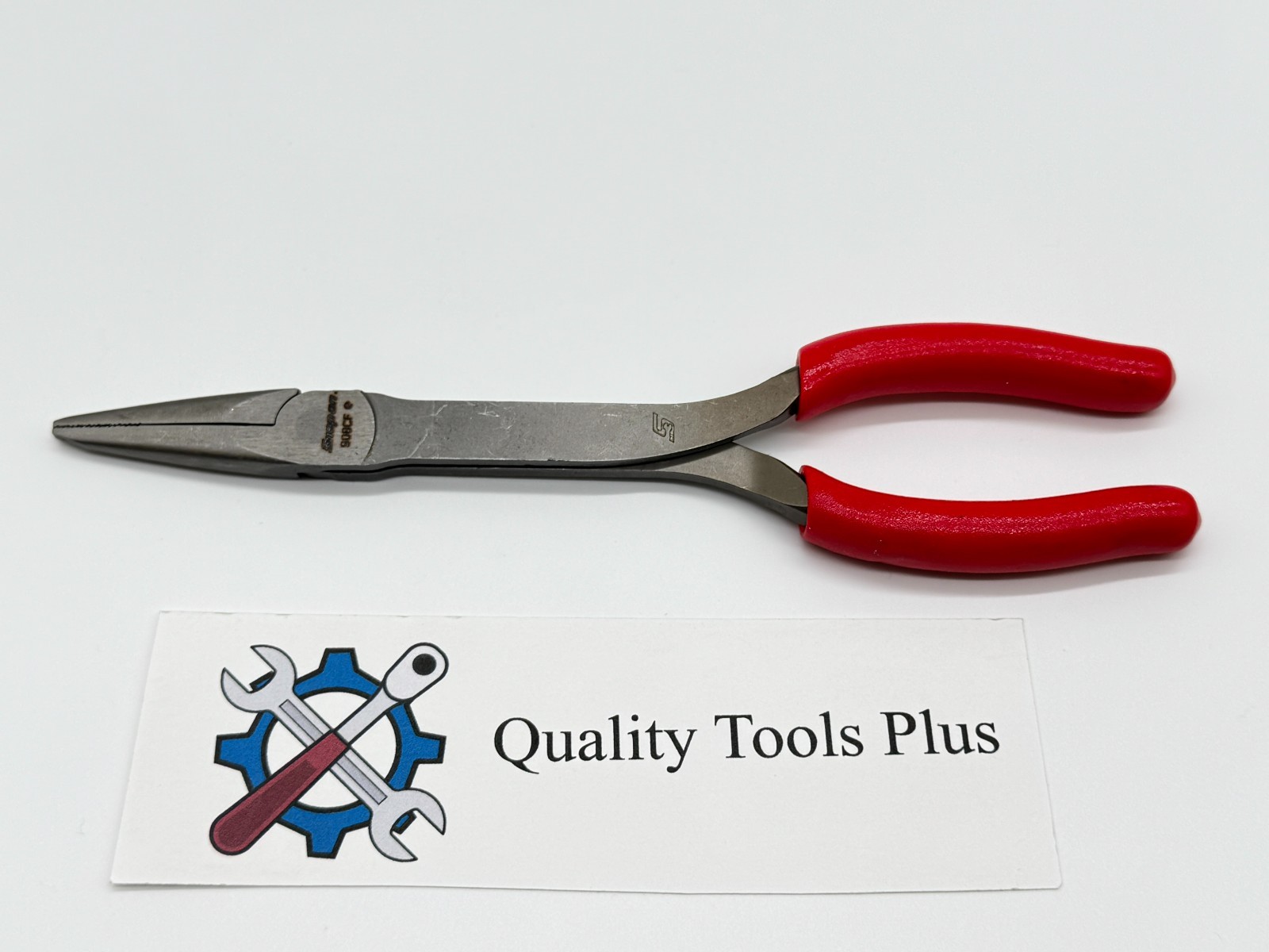 Snap-On Tools NEW 908CF 9" Stork Needle Nose Pliers Red