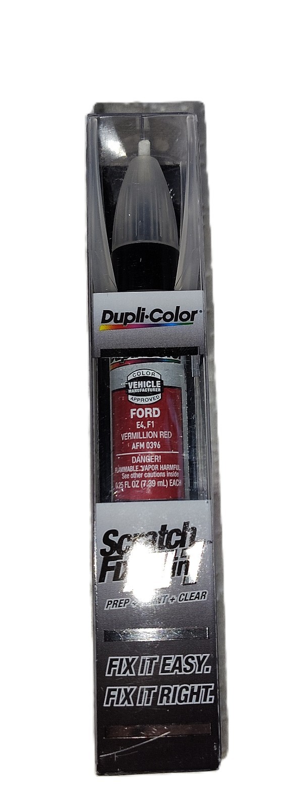Dupli-Color AFM0396 Ford Vermillion Red (E4,F1) All-in-1 Touch-Up Paint