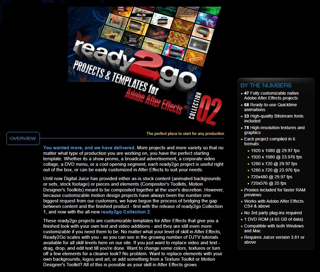 Digital Juice Ready2Go Collection 02 | Projects & Templates Adobe After Effects