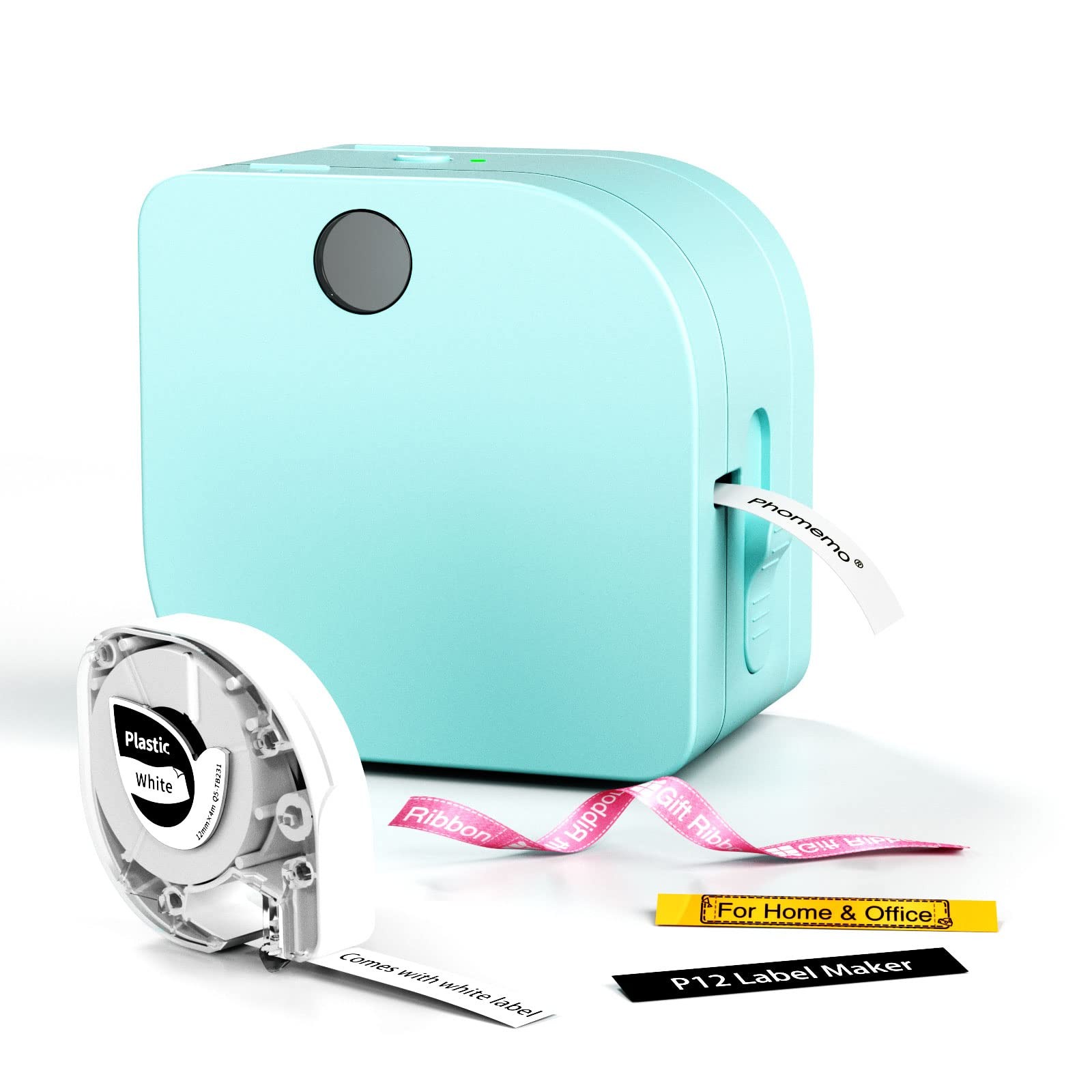 P12 Label Maker Machine with Tape, Bluetooth Small Label Maker with Multiple ...