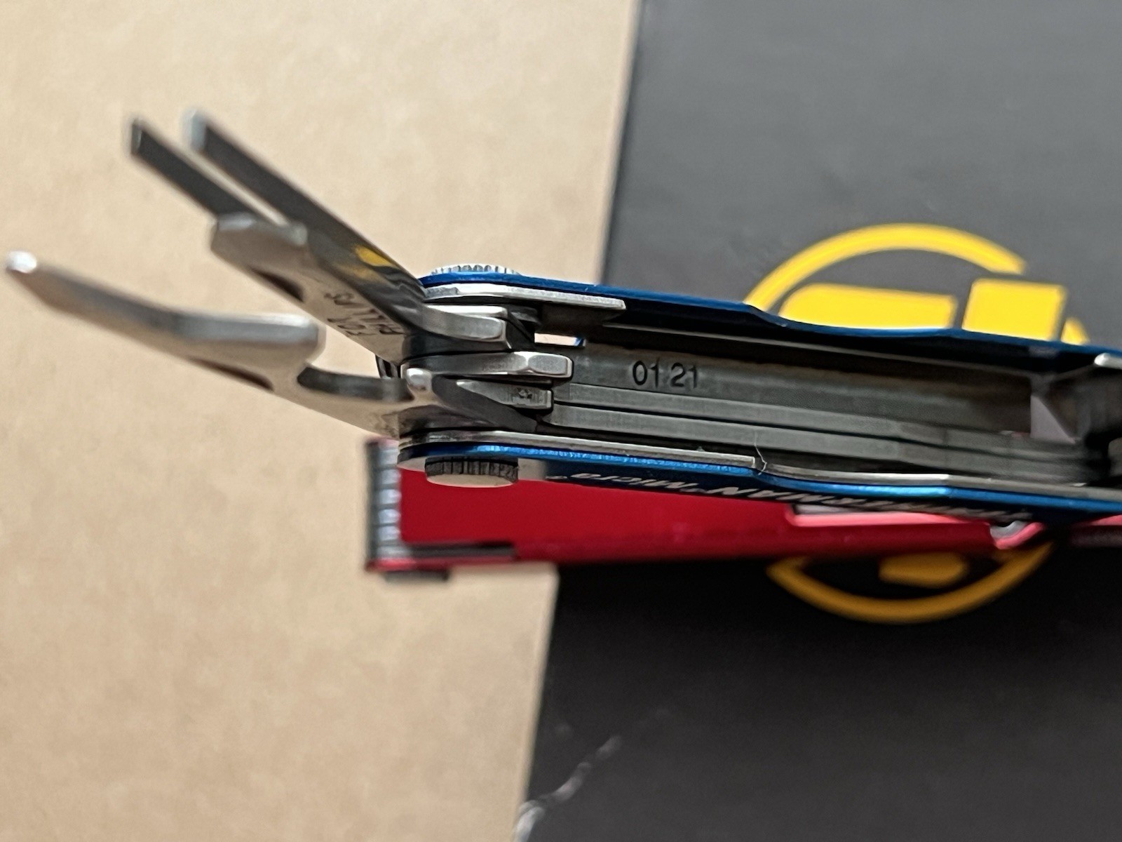LEATHERMAN Micra - Red & Blue, Mint in Box, Rare.