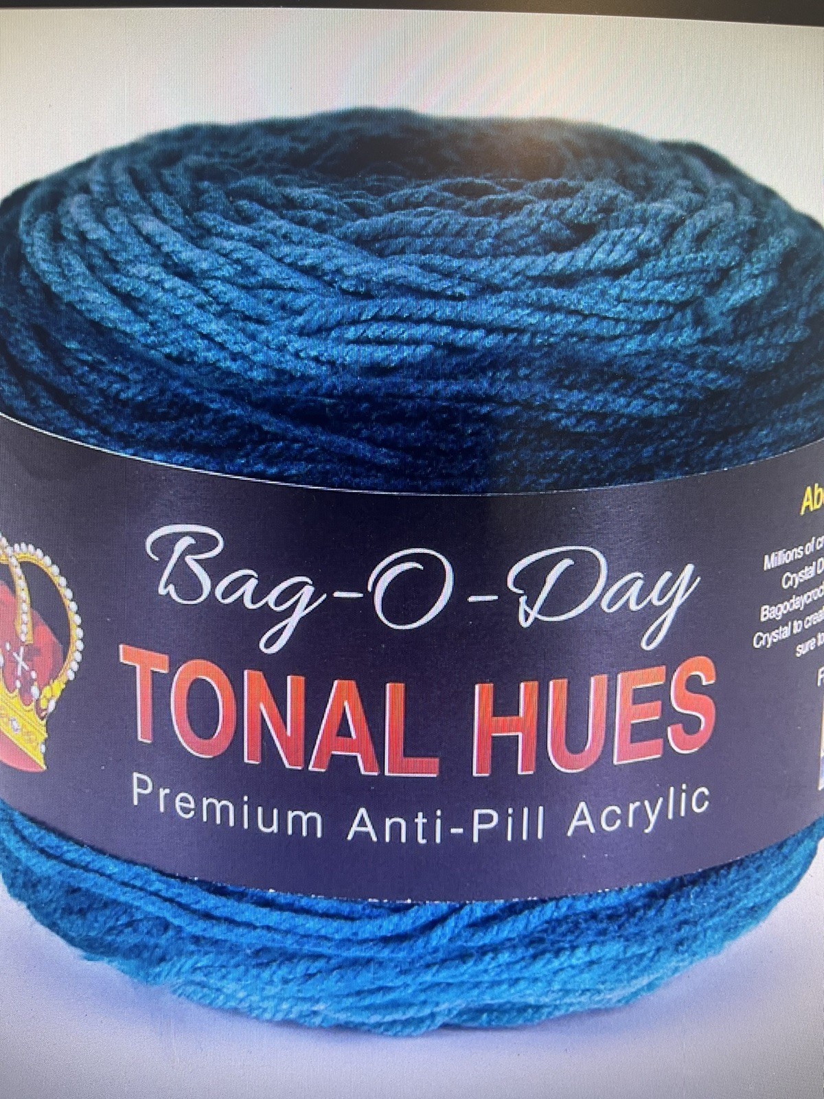 Bag-O-Day Tonal Hues Yarn -- Seven Seas -- NIP
