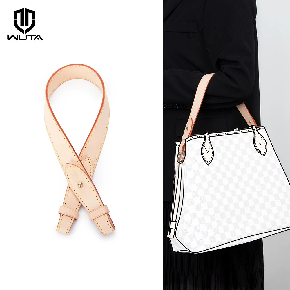 Vachetta Leather Strap For LV Graceful Neverful Short Underarm Shoulder Strap