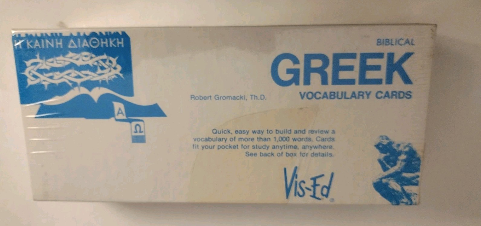 VTG 1979 Vis-Ed Biblical Greek Vocabulary Cards Robert Gromacki Over 1000 Words
