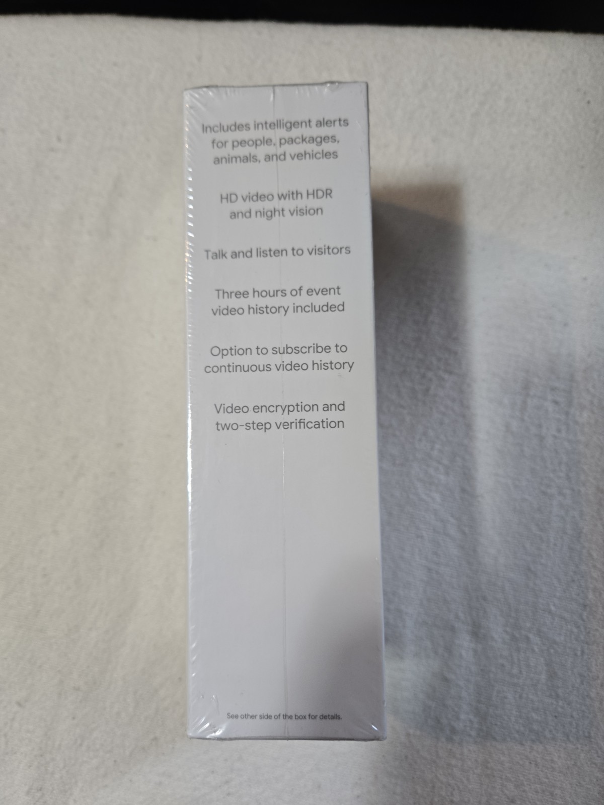Google Nest Doorbell, Wired - Snow