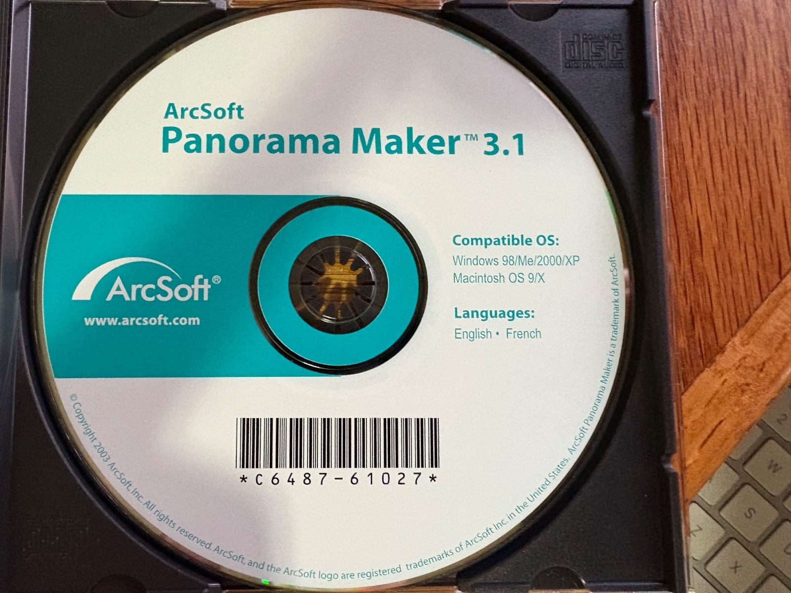 ArcSoft Panorama Maker 3.1 PC CD Software