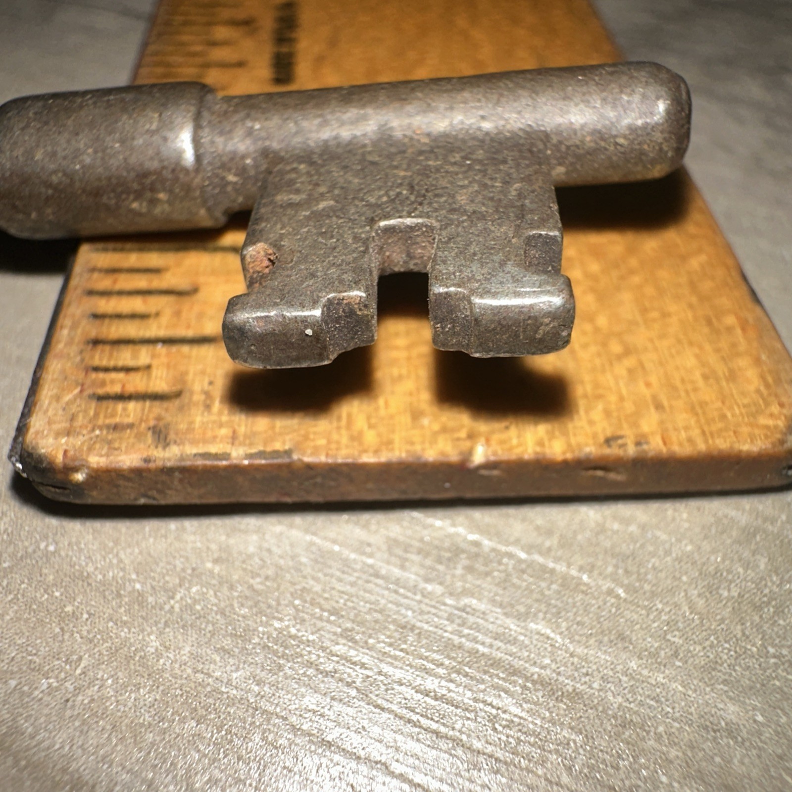 Antique Skeleton Key Solid Barrel 3 inch Approximately. Legit Antique