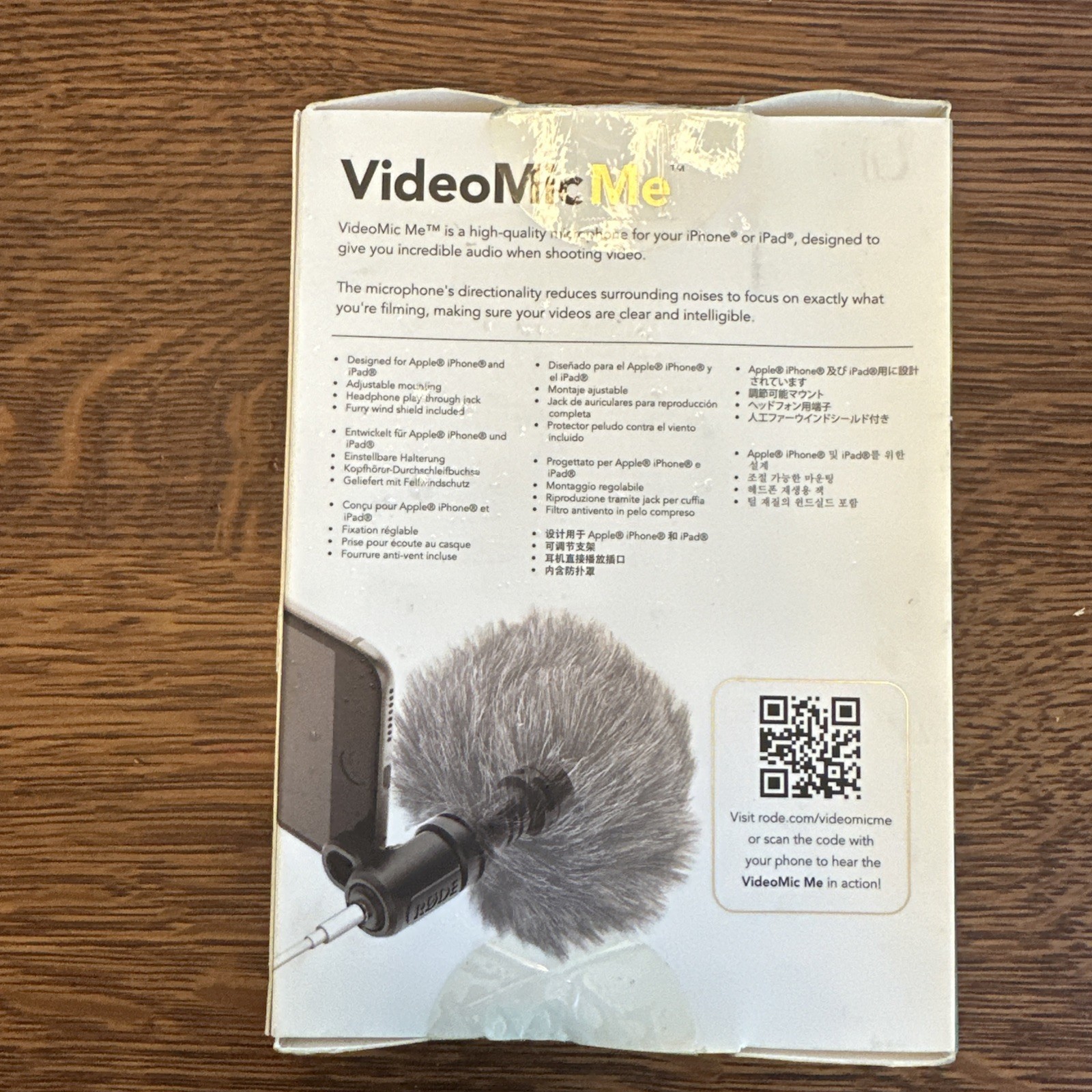 Rode VideoMic Me Compact TRRS Cardioid Directional Microphone