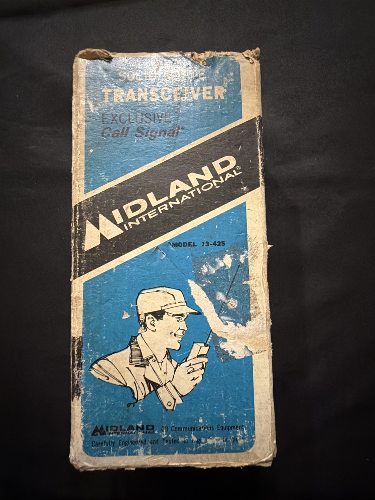 Midland International 3 Channel Transceiver Model 13-425 Walkie Talkie As Pics