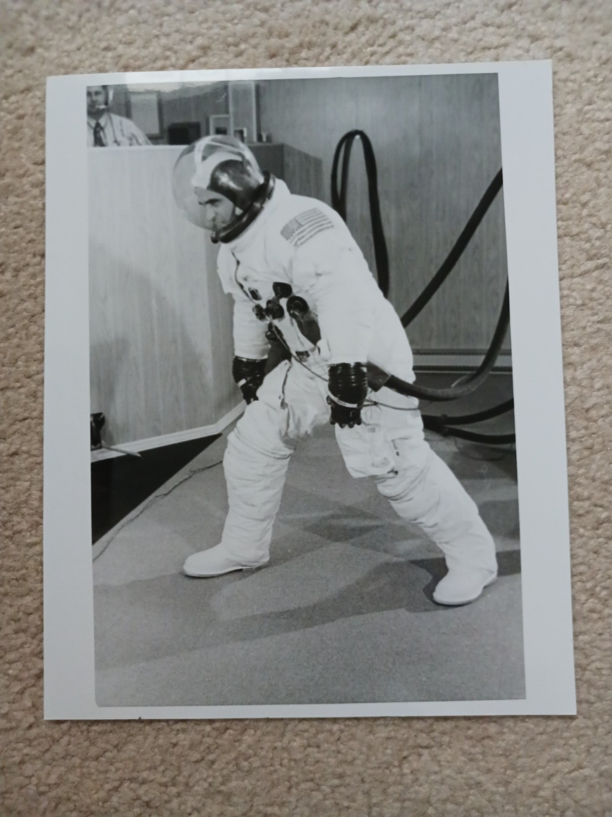 HARRISON SCHMITT APOLLO 17 NASA 8X10 ORIGINAL PHOTO 72-H=309 MARCH 13, 1972