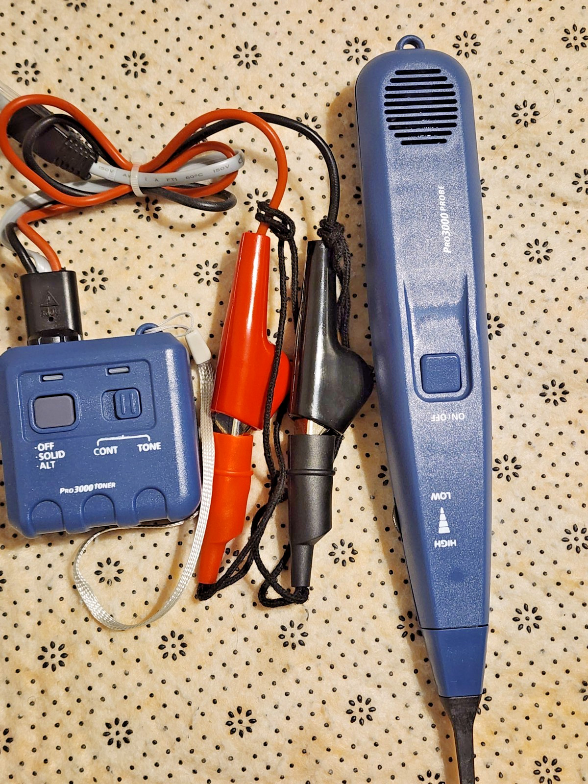 Pro3000 Tone Generator and Probe Kit, Toner blue
