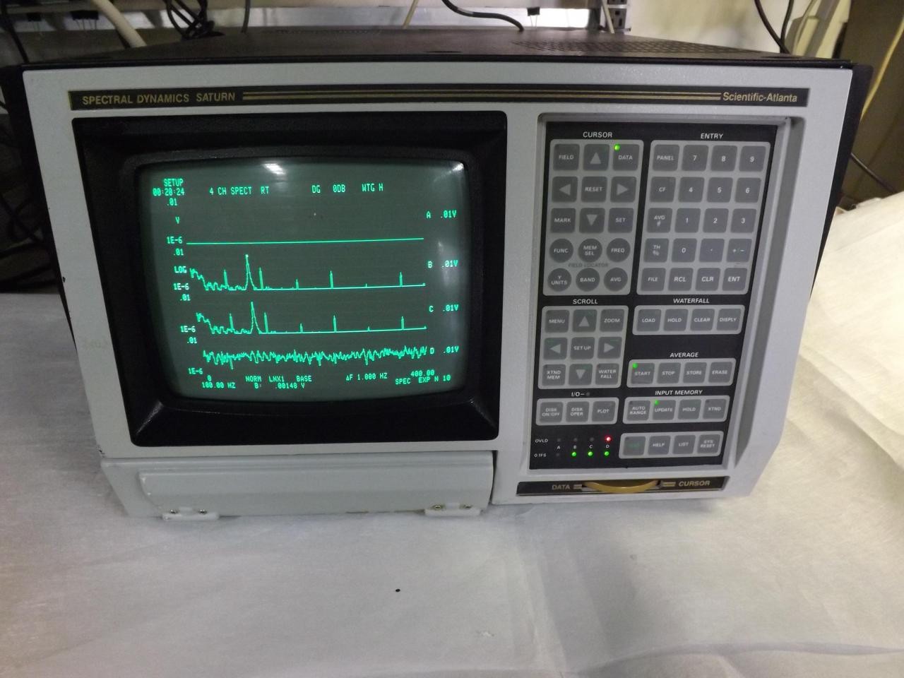 SCIENTIFIC ATLANDA SD380ZX-4-5-8-27 FOUR CHANNEL ANALYZER T35785