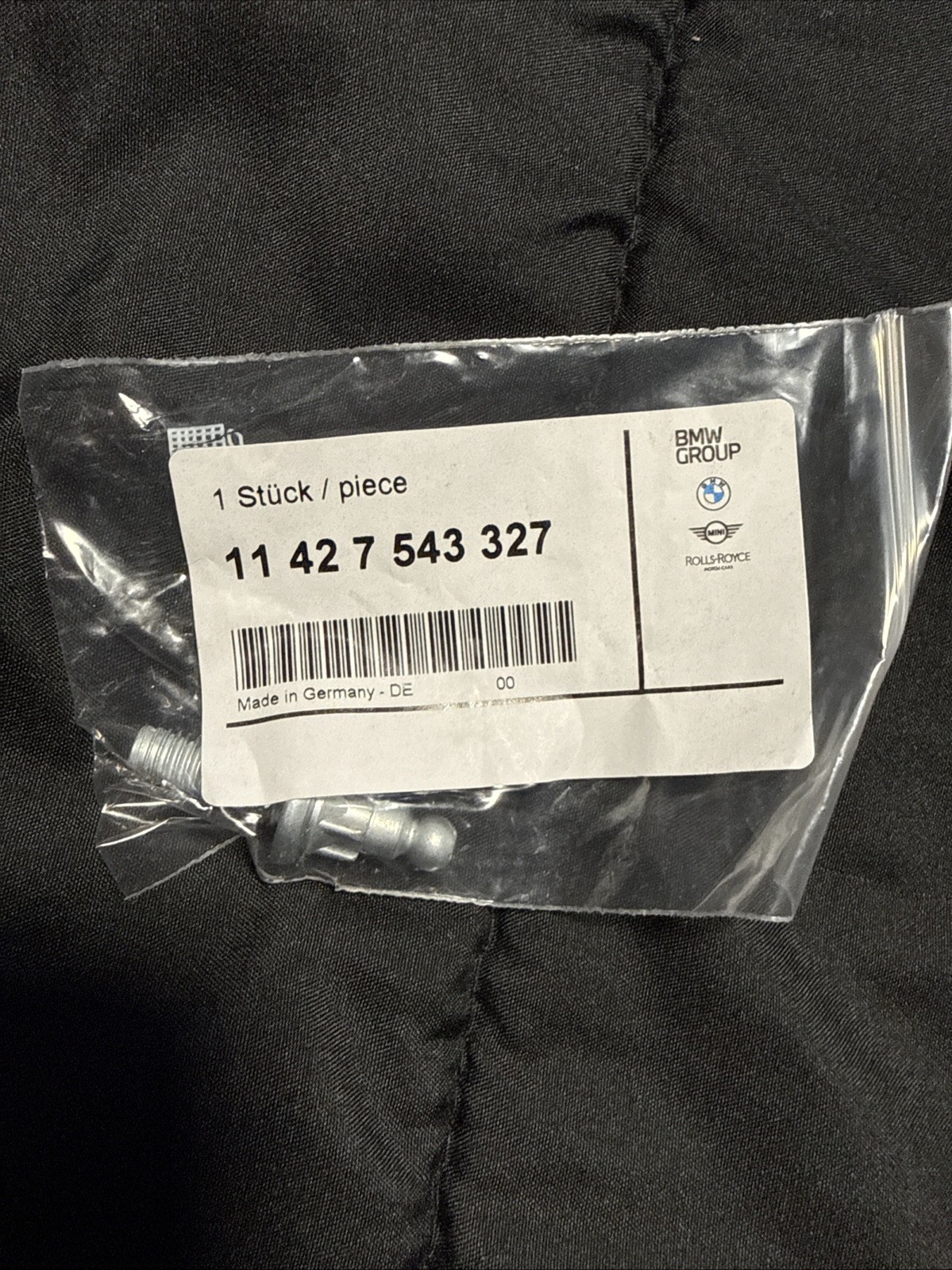 New three Genuine Engine Oil Cooler Bolt With Ball Stud Part Number  11427543327