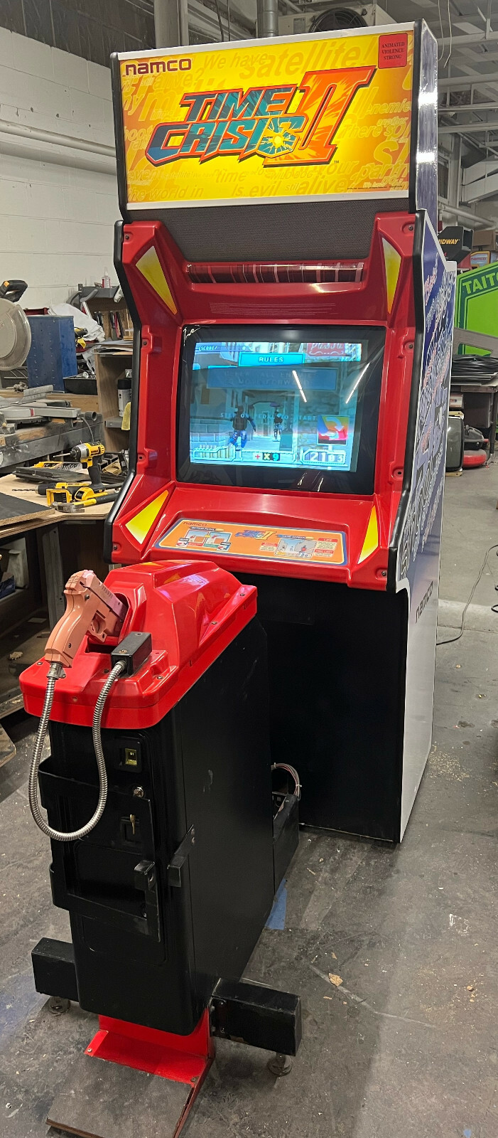 TIME CRISIS II ARCADE MACHINE by NAMCO