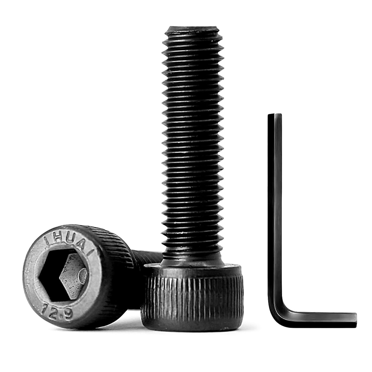 M6-1.0 x 25mm Socket Head Cap Screws Bolts, Allen Drive, 12.9 Alloy Steel, Fu...