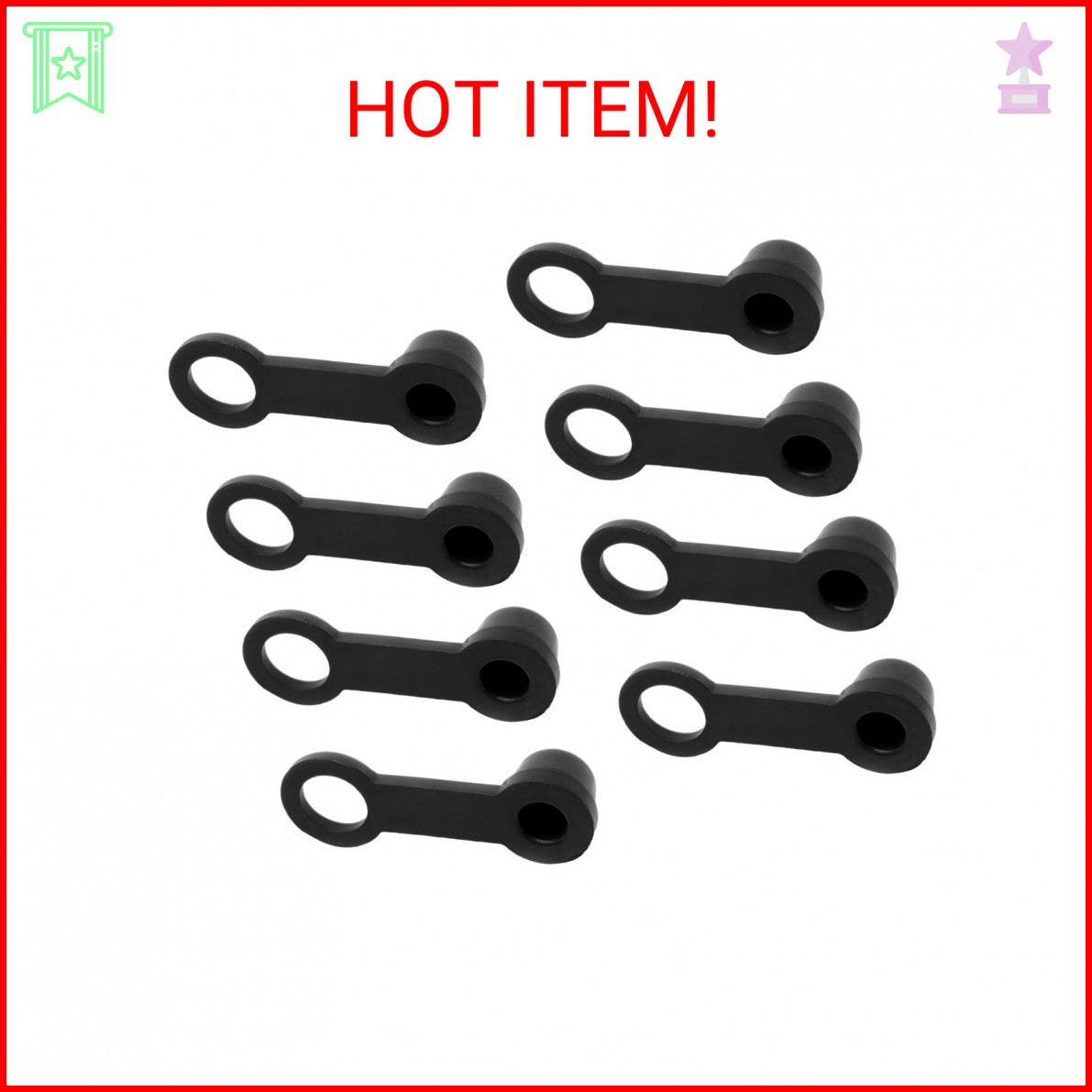 FSTURIOS 8PCS Rubber Brake Bleed Nipple, 8mm Brake Bleeder Screw Grease Zerk Fit
