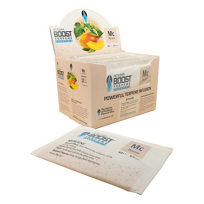 Integra Boost Terpene Essentials: Myrcene 67g at 62% RH (12pcs/Box) BULK PRICES