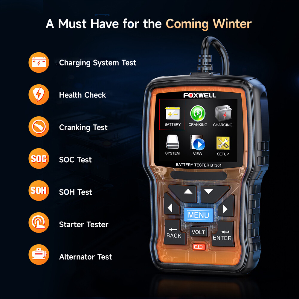 FOXWELL BT301 Car Fault Code Reader Engine Diagnostic Reset Tool OBD2 Scanner US