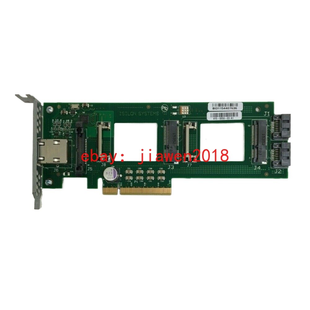 Isilon 415-0059-03 X410 Dual 32GB mSATA SSD PCIe Boot Drive Carrier Card