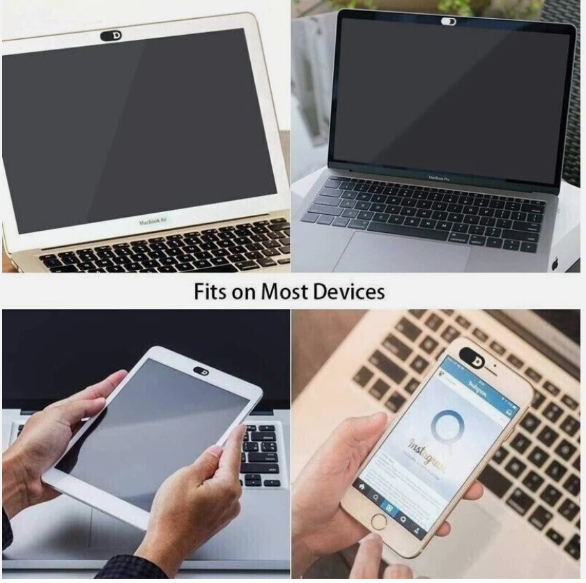 Webcam Camera Cover - Slider Blocker for Laptops / Tablets