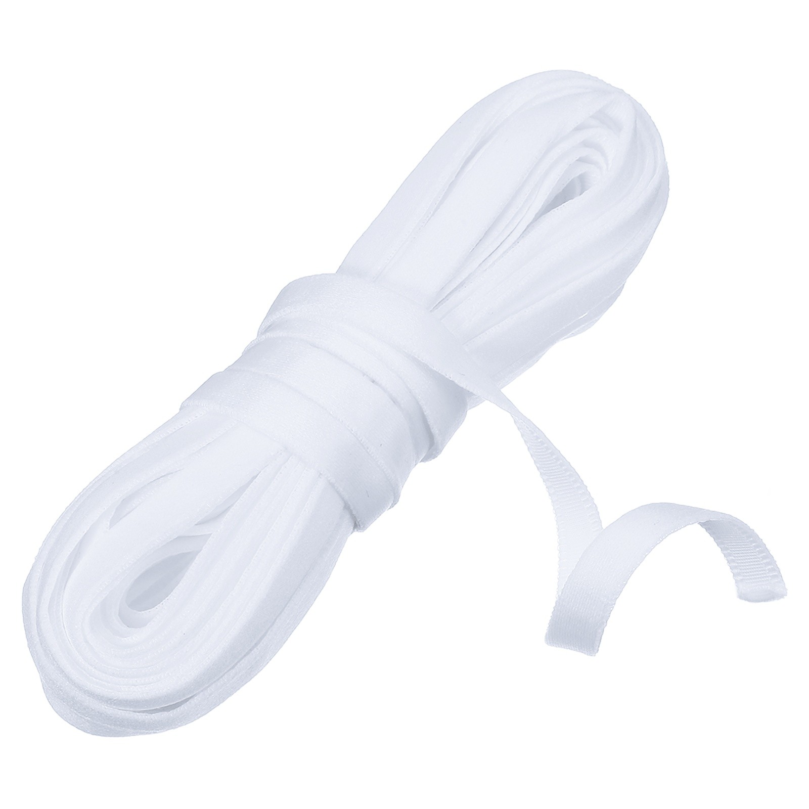 10 Yards Corset Boning Casing, 3/8" Nylon Plush Boning for Sewing, White