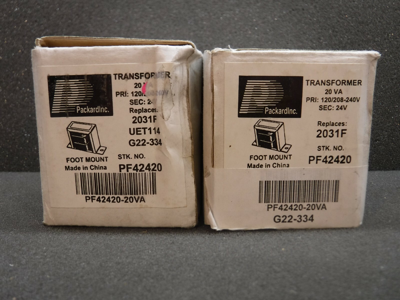 Packard inc, PF42420, UET11F, Foot Mount, Transformer (New-Open Box)* Lot of 2 *