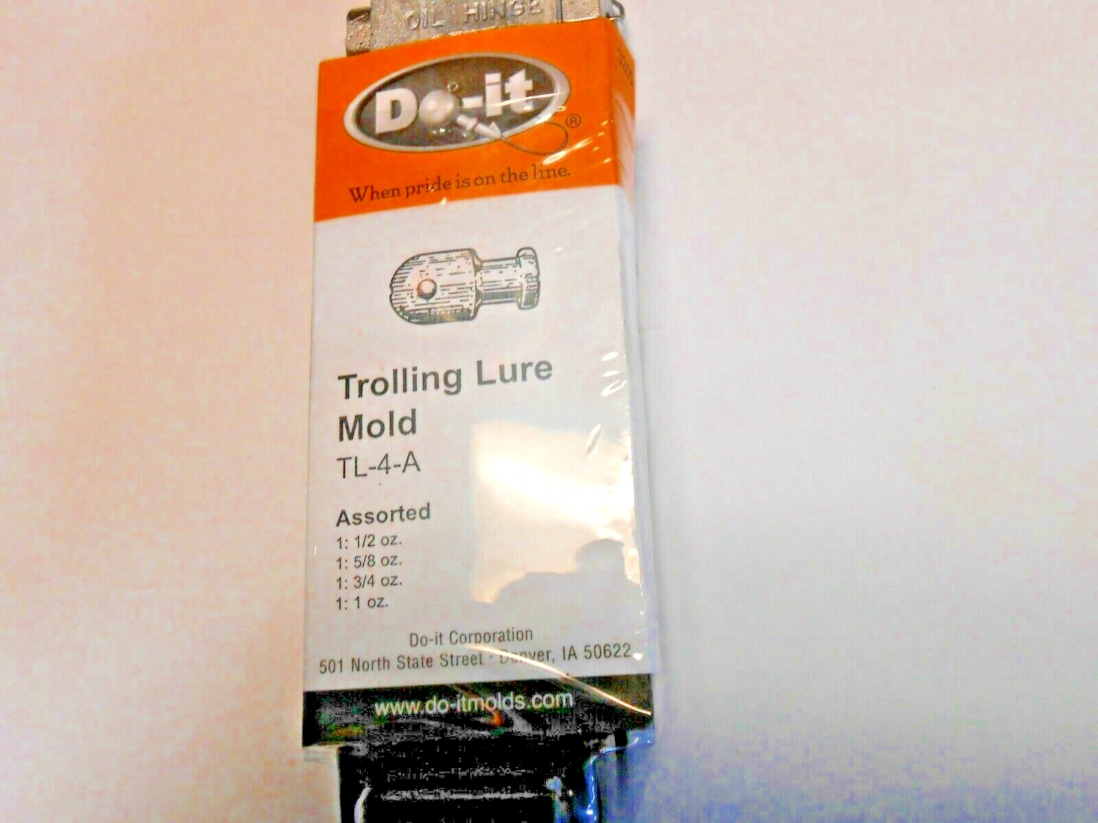 3255 DO-IT Trolling Lure Mold 1/2 - 1 oz