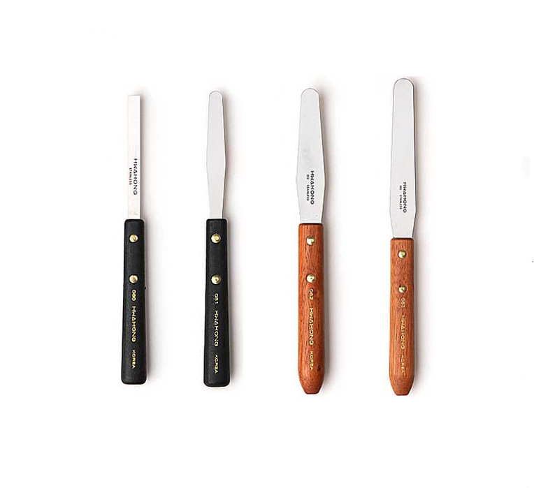 HWAHONG Artist Spatula Knife Stainless Knife 4 Type Artists Art Craft Tool