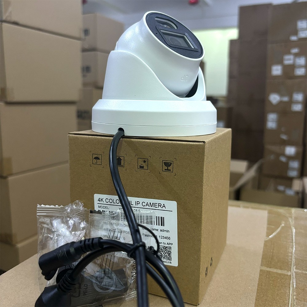 NEW VIKYLIN Full Color Turret POE 8MP 4K IP Camera Onvif Security Factory Direct