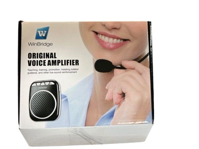 WinBridge Original Voice Amplifier W/Headset Black Model WB001