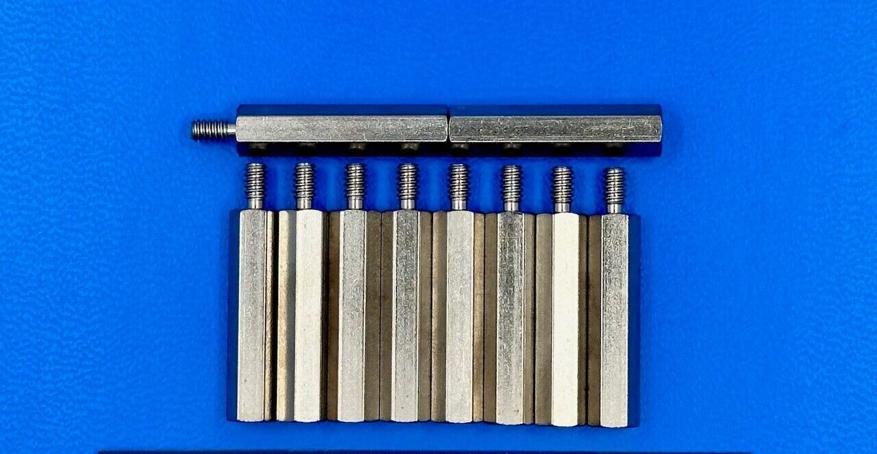 10pcs Post Spacer 1.3585" x 0.25" – Precision Mechanical Standoff – PCB
