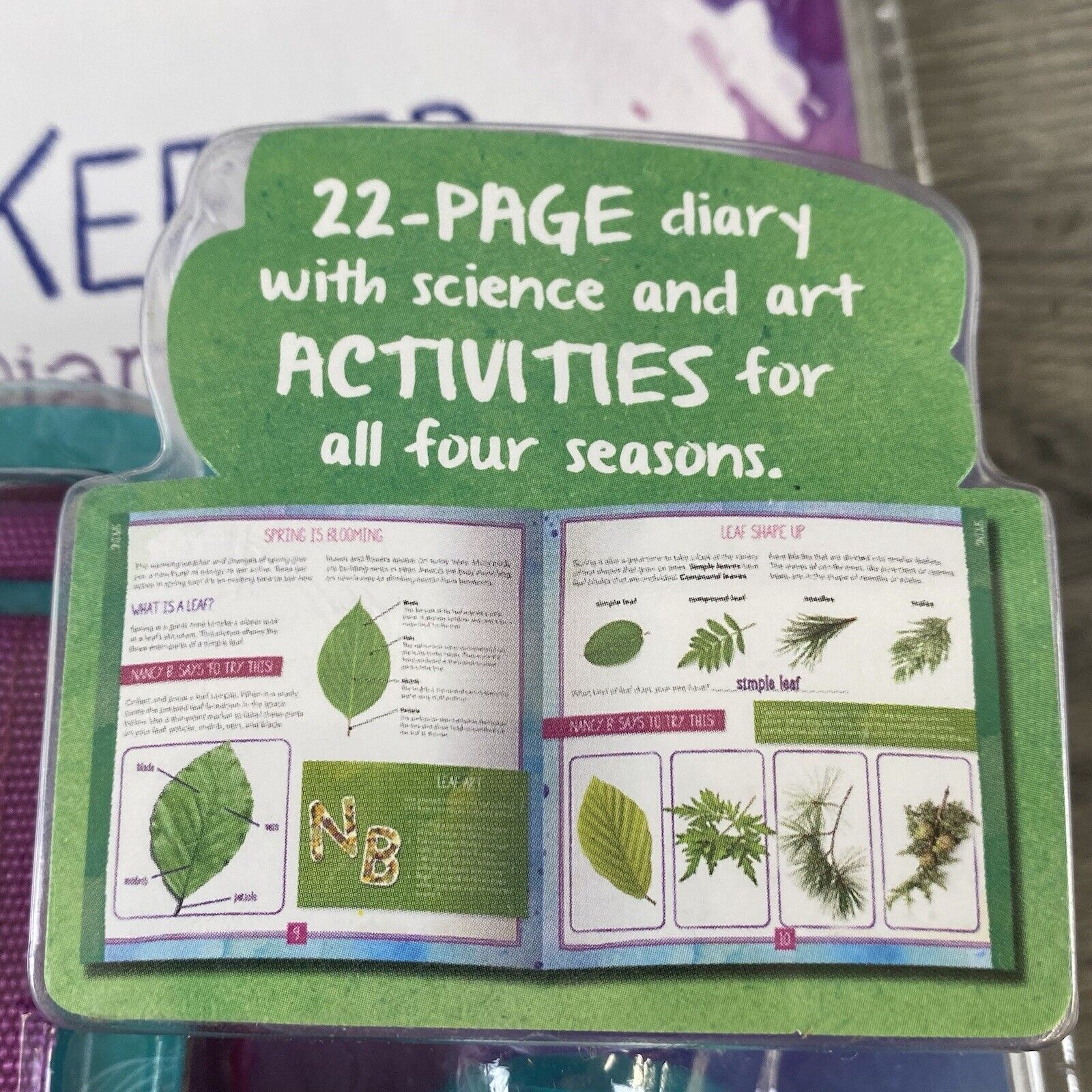 Nancy B's Nature Activity Science Club Nature Keeper & Tree Diary