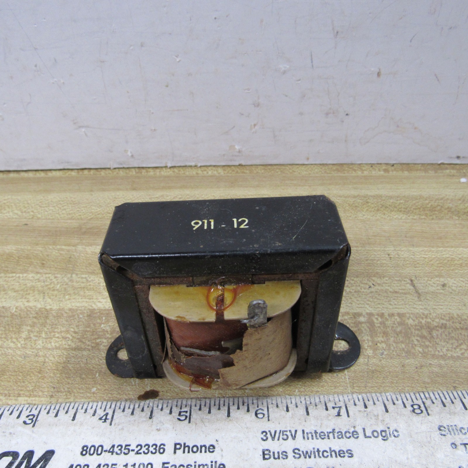 CHOKE POWER 8 HY 125 mA DCR 200 ohms HP 911-121 Broken Terminal