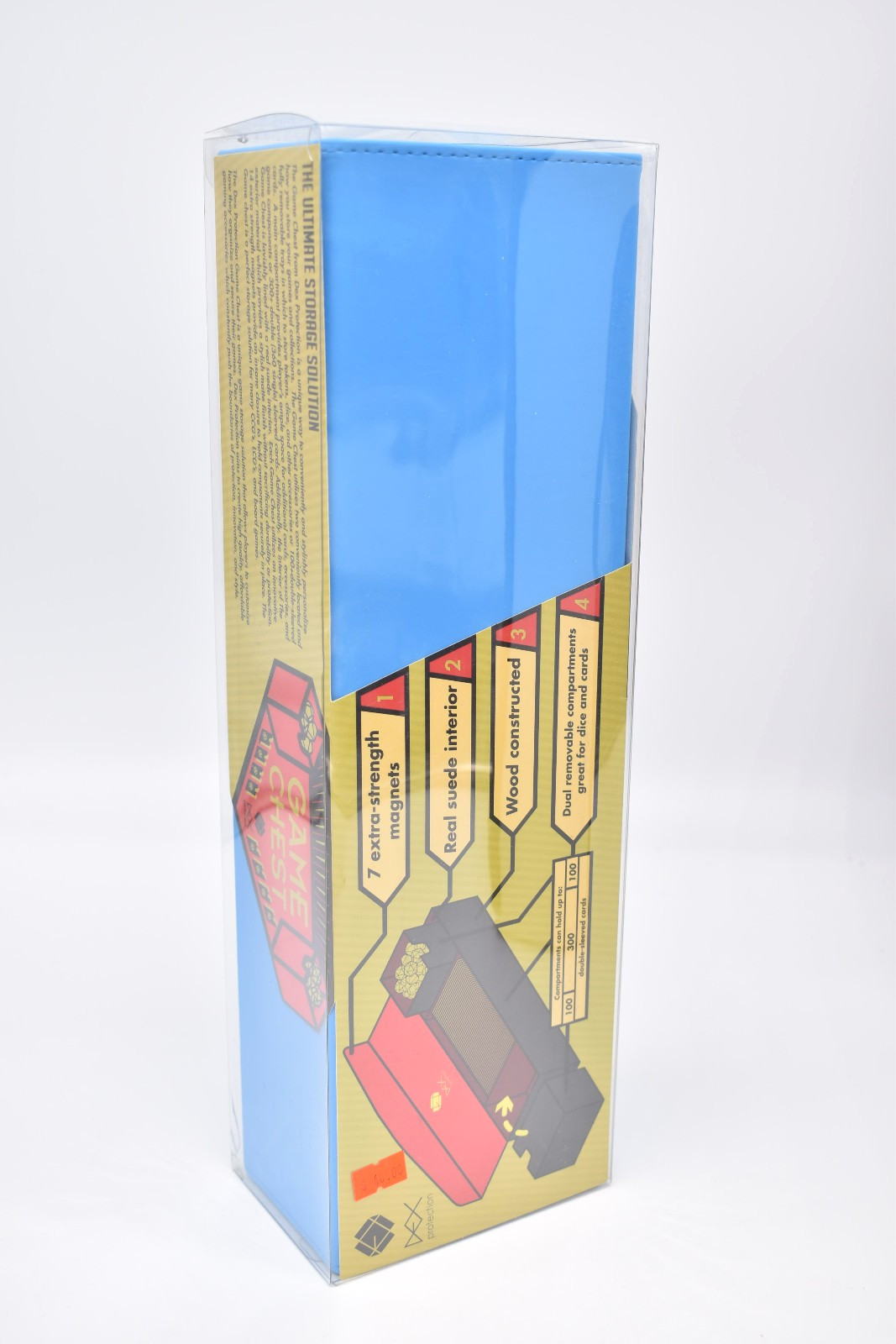 Dex Protection: Game Chest - Card / Deck Storage Box Blue - NEW DEXGC002