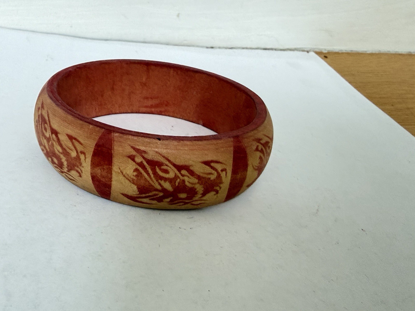 hand Painted Wooden Bracelet B6