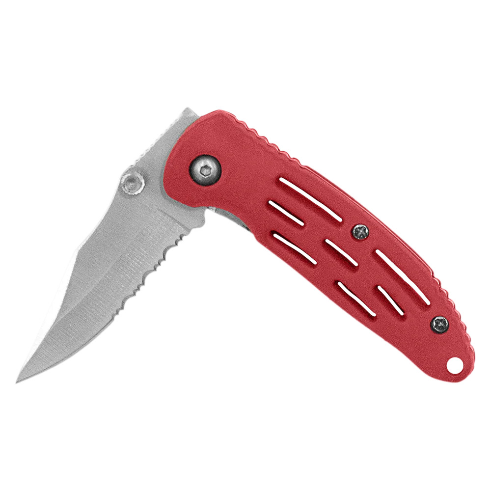 Zenport CSK7021 Folding Pocket Knife, Half Serrated Blade, 2.75-Inch