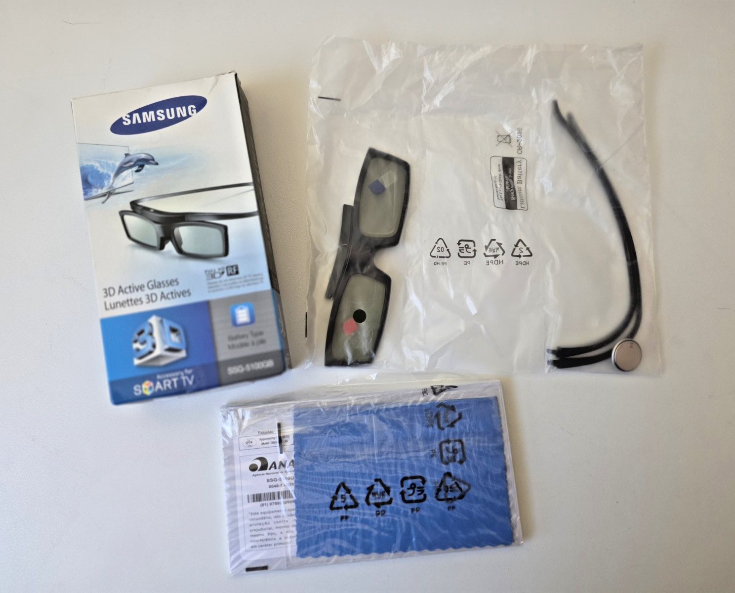 Samsung SSG-5100GB 3D Active Glasses for Samsung 3D Smart TV New Open Box NIB