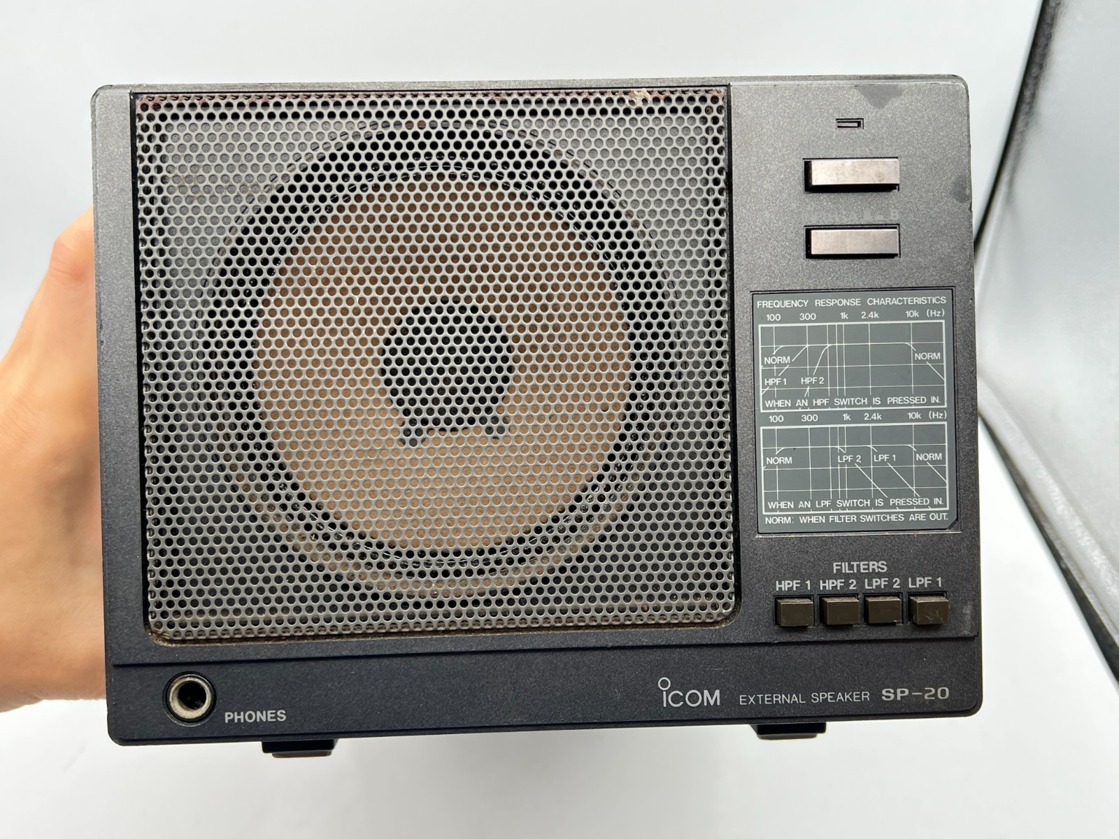 ICOM SP-20 External Speaker Ham Radio Japan - Untested