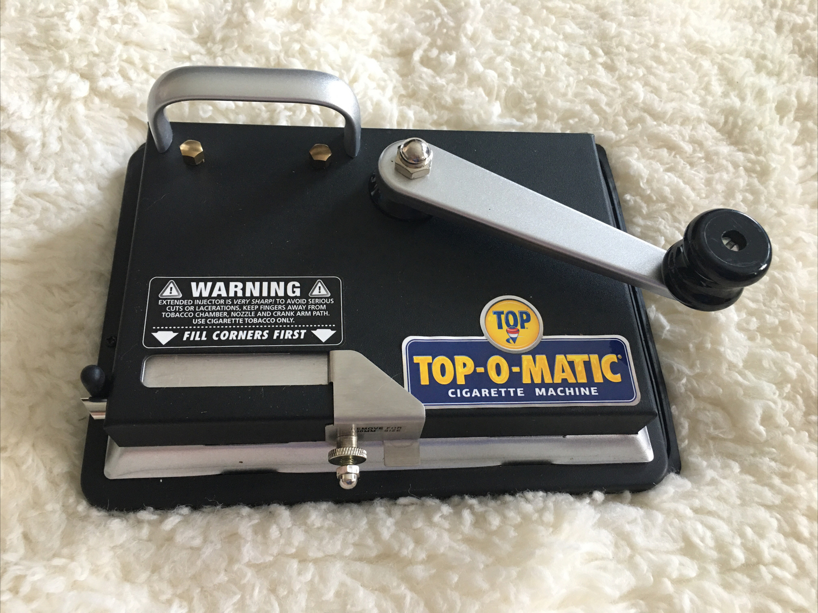 TOP-O-Matic Cigarette Rolling Machine Makes King Size or 100mm Complete In Box