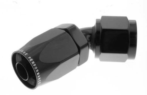 Redhorse 6045-06-2 -6an 45 Degree Hose End Non-Swivel Braided Hose