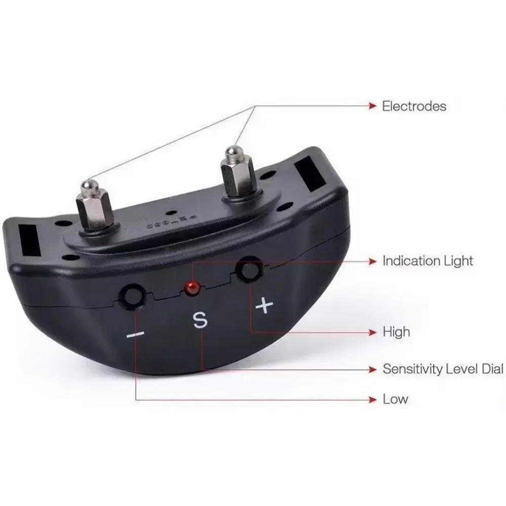 Automatic No Bark Dog Training Collar Tone Vibration Waterproof
