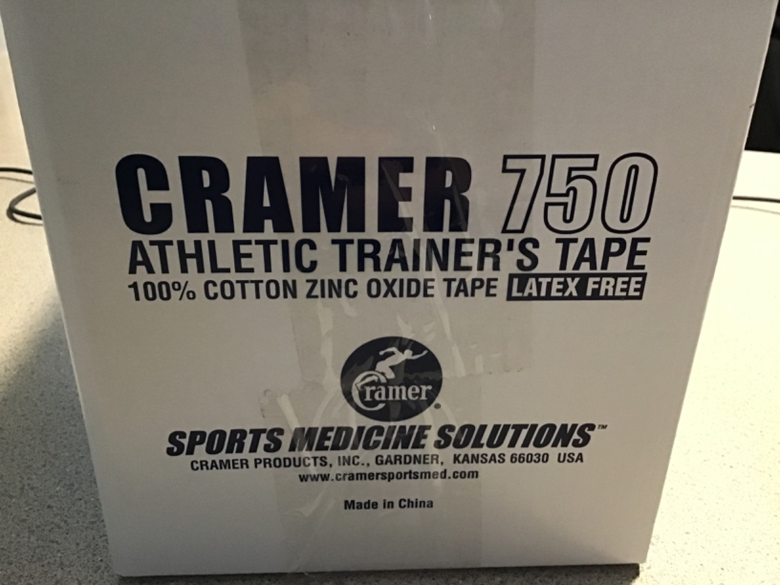 CRAMER 750 Athletic Trainer's Tape 1 1/2" x 15 yds. 32 rolls