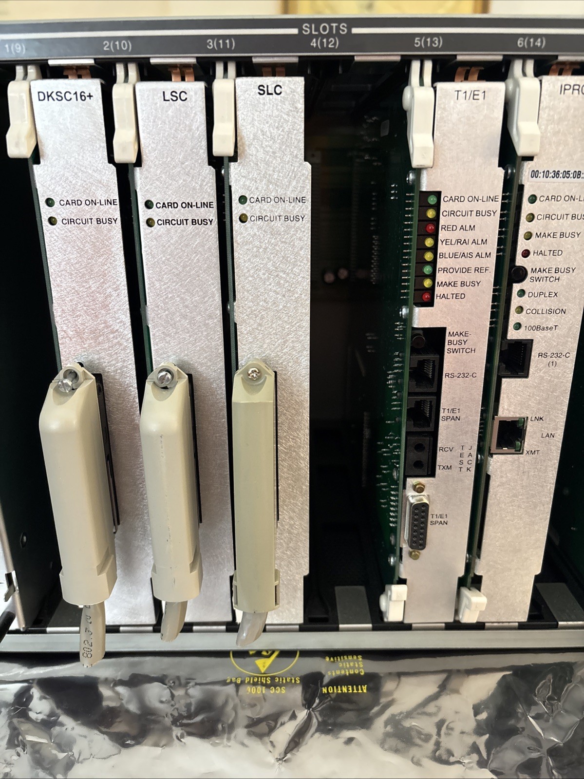 Inter-tel Axxess CPC 550.2030 Phone Card 128 System Complete