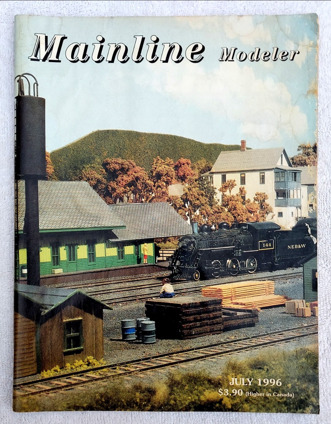 RARE! MAINLINE MODELER Magazine Trains July 1996 *MINT*