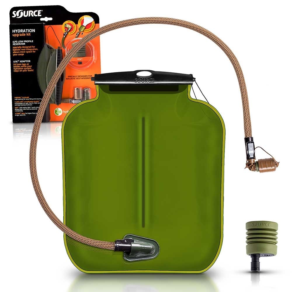 Source Tactical IPLS w/ UTA 3L (100 oz) Low Profile Hydration Bladder